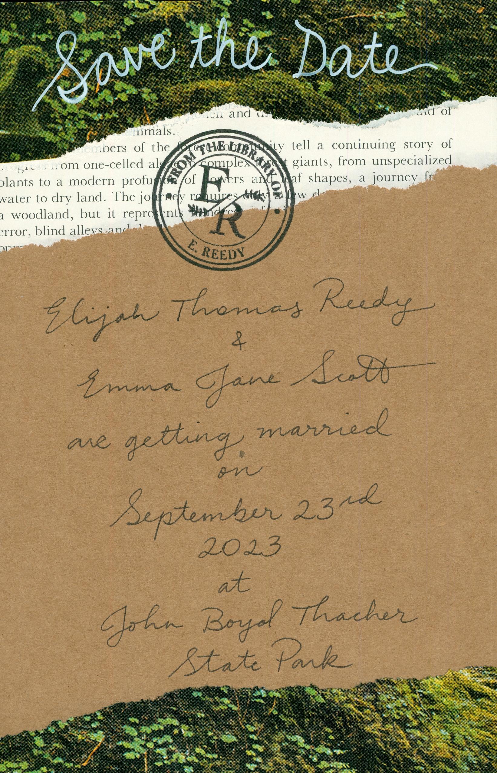 The Wedding Website of Emma Scott and Elijah Reedy