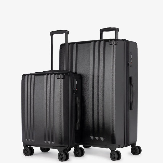Ambeur 2-Piece Luggage Set (Black)
