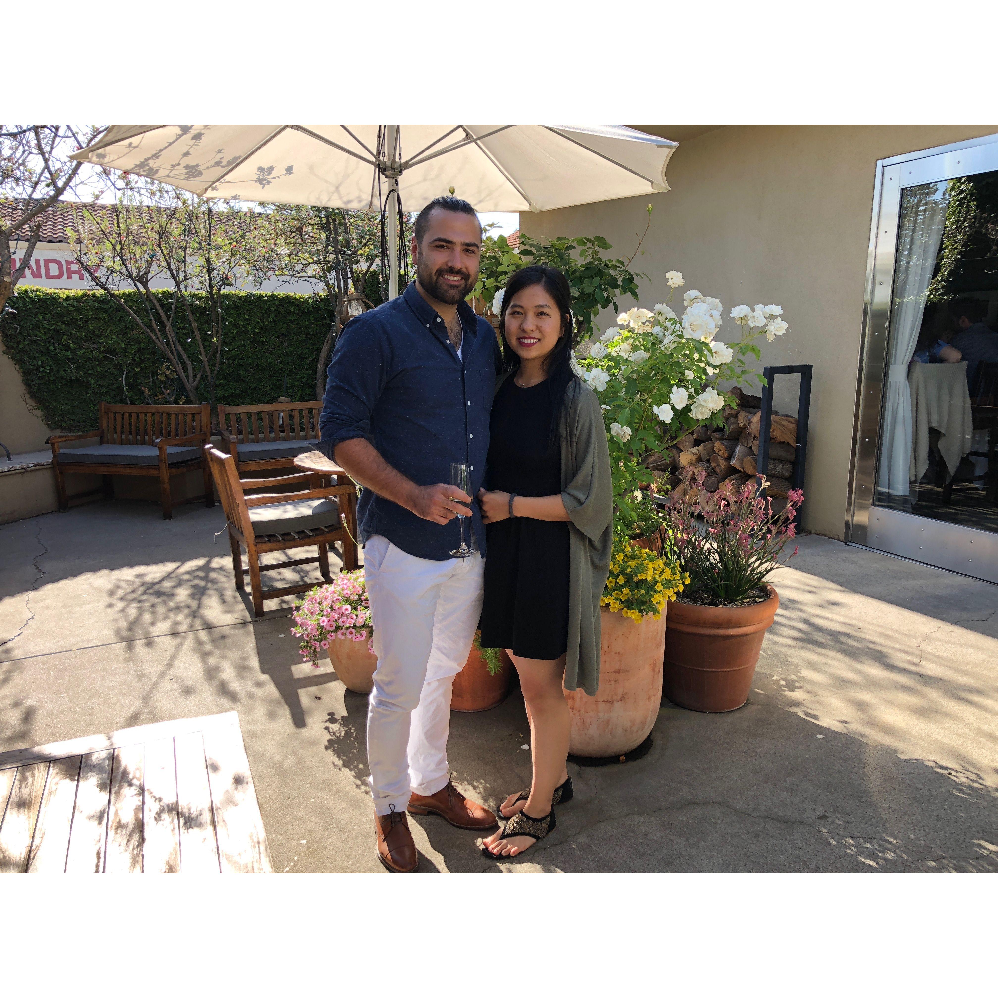 May 14, 2018: First year dating anniversary!