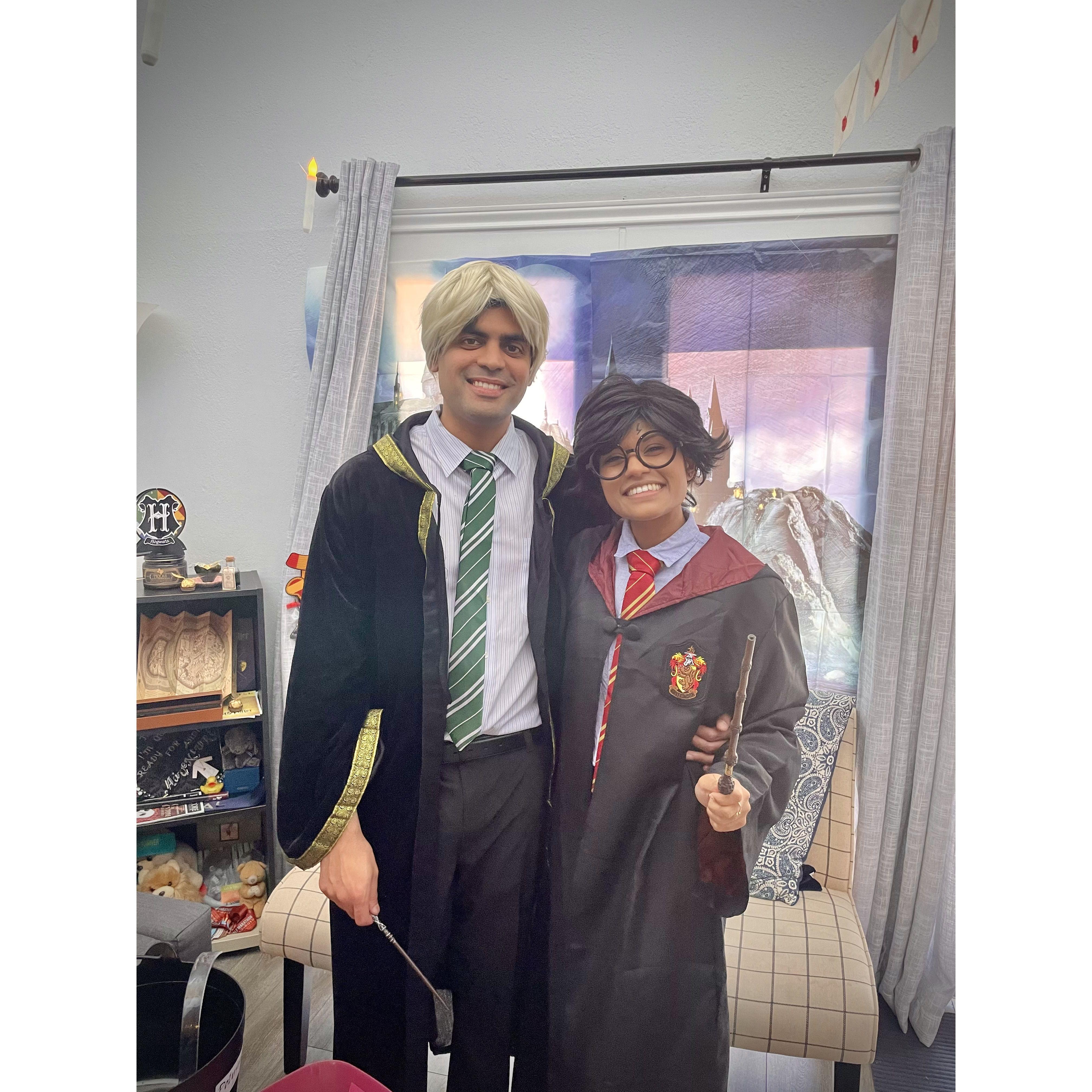 Draco and Harry put aside differences for our Harry Potter Murder Mystery party
6/2022