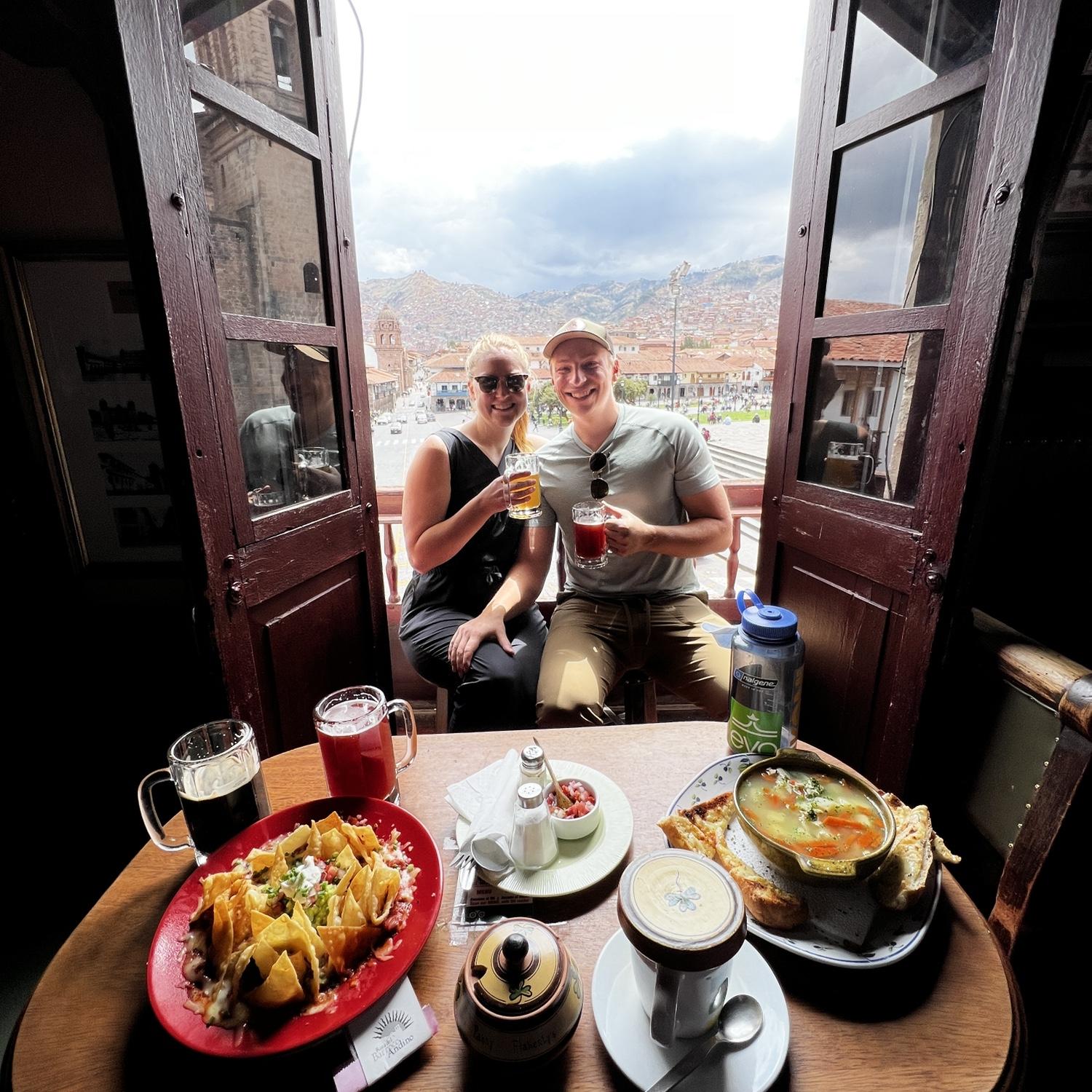 2nd anniversary in Cusco, Peru, acclimating before our Machu Picchu trek! November 2021.