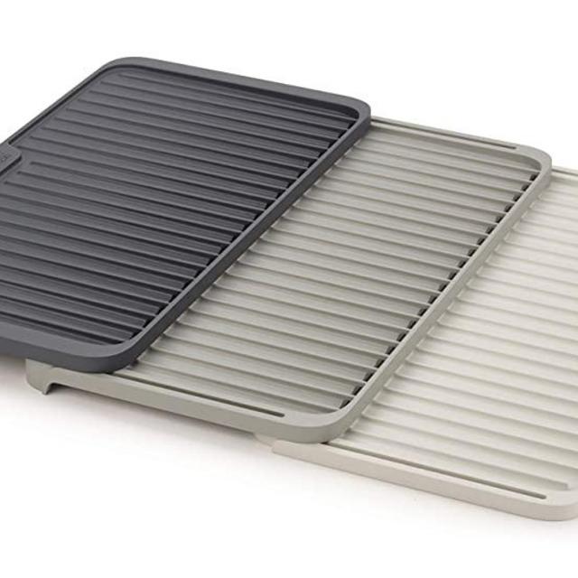 Joseph Joseph 85178 Tier Expandable Draining Mat, Gray, One Size