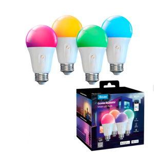 Govee - A19 1200 Lumens Wi-Fi Smart LED Bulb (4-Pack) - RGB