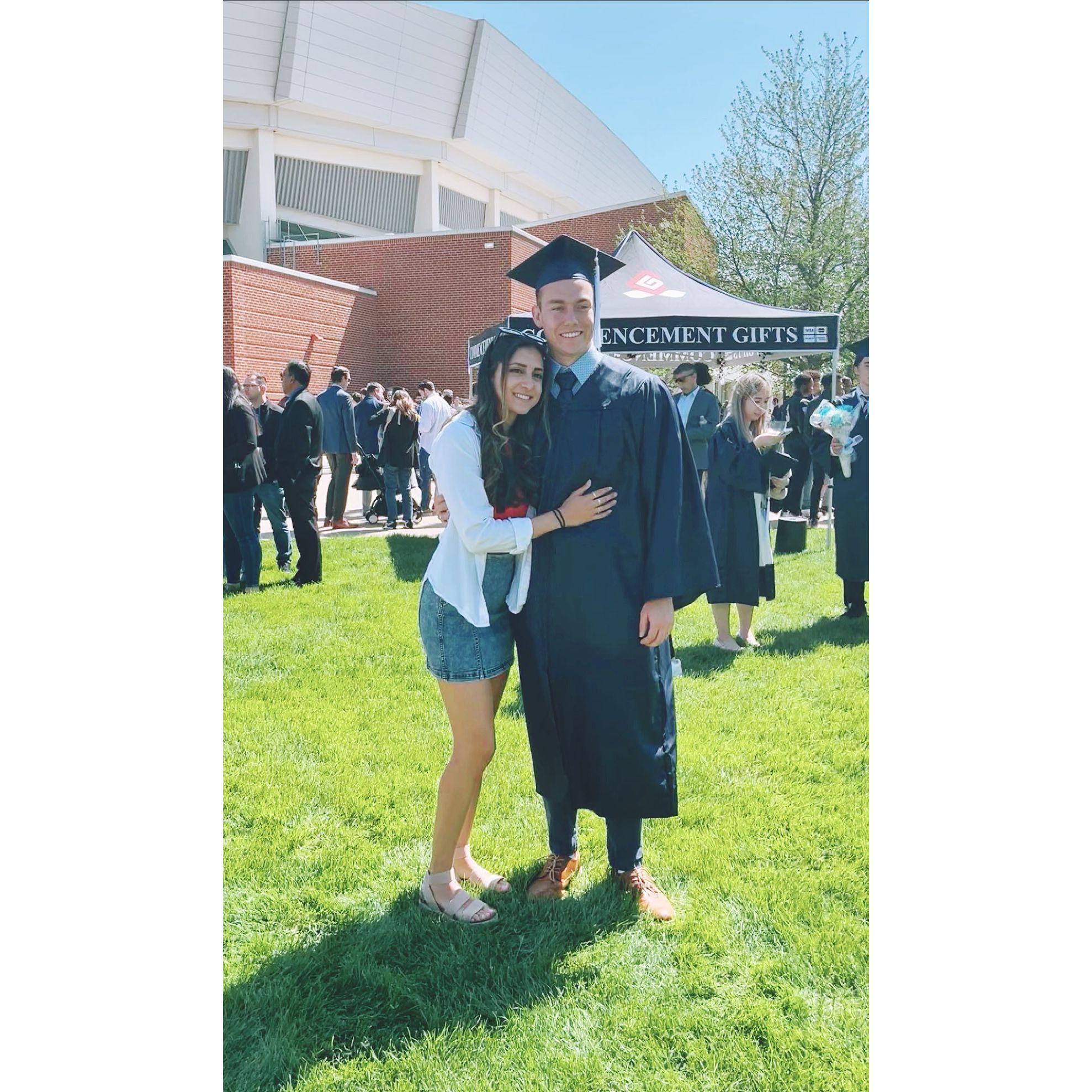 May 8, 2022. John graduated from Penn State and it was bittersweet. I was so proud of everything he accomplished, but I knew it meant more long distance for the next year!