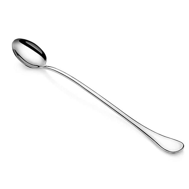 Artaste 56402 Rain 18/10 Stainless Steel Iced Cream Spoon,9.5-Inch, Set of 6