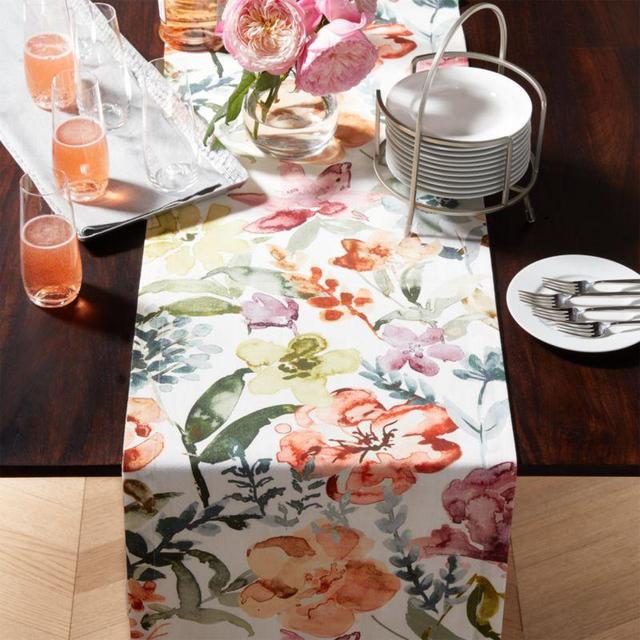 Sonder 90" Printed Floral Table Runner