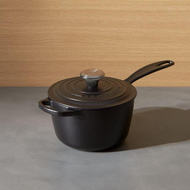 Le Creuset ® Signature 1.75 qt. Licorice Saucepan with Lid