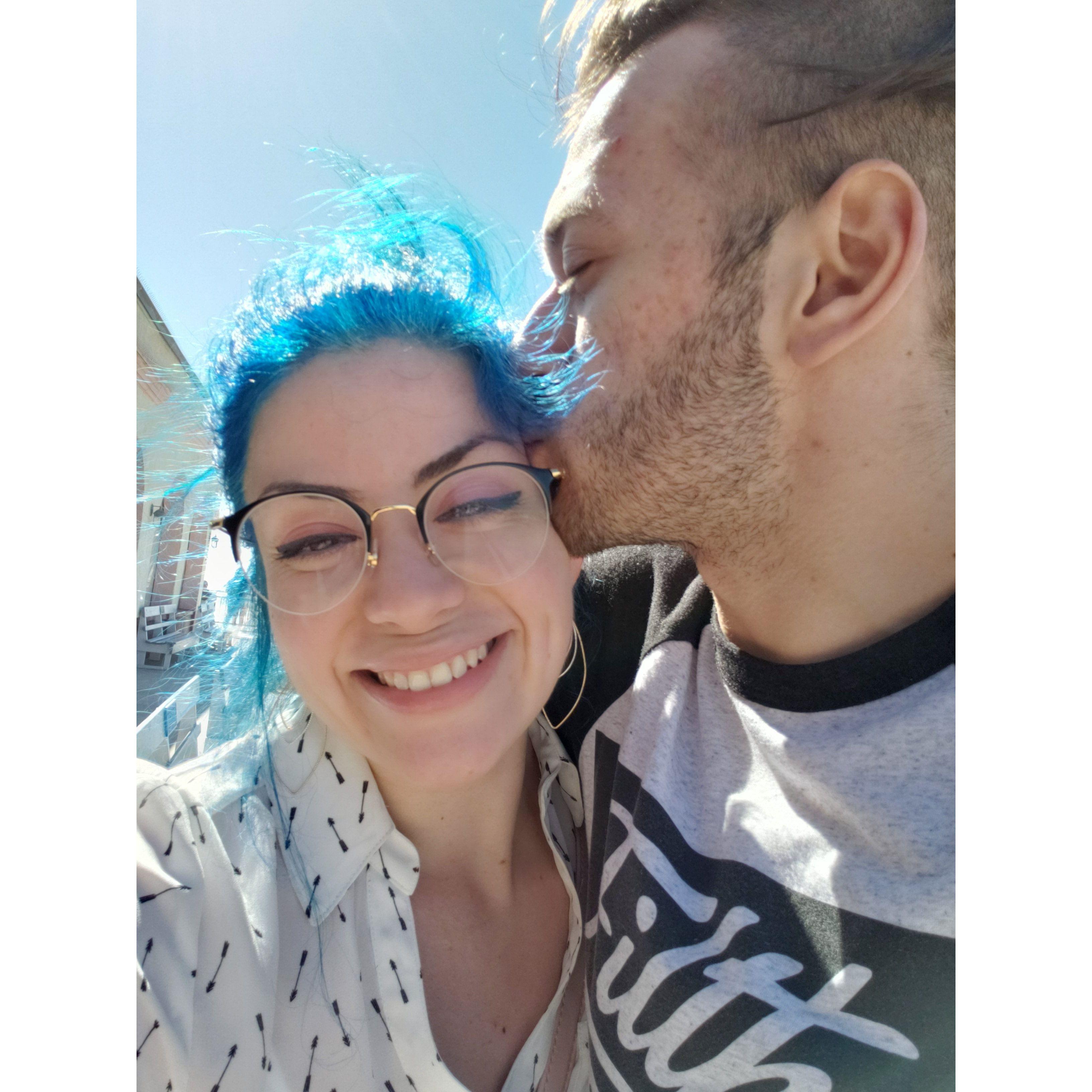 One of the many times we spent on the Ocean City boardwalk.