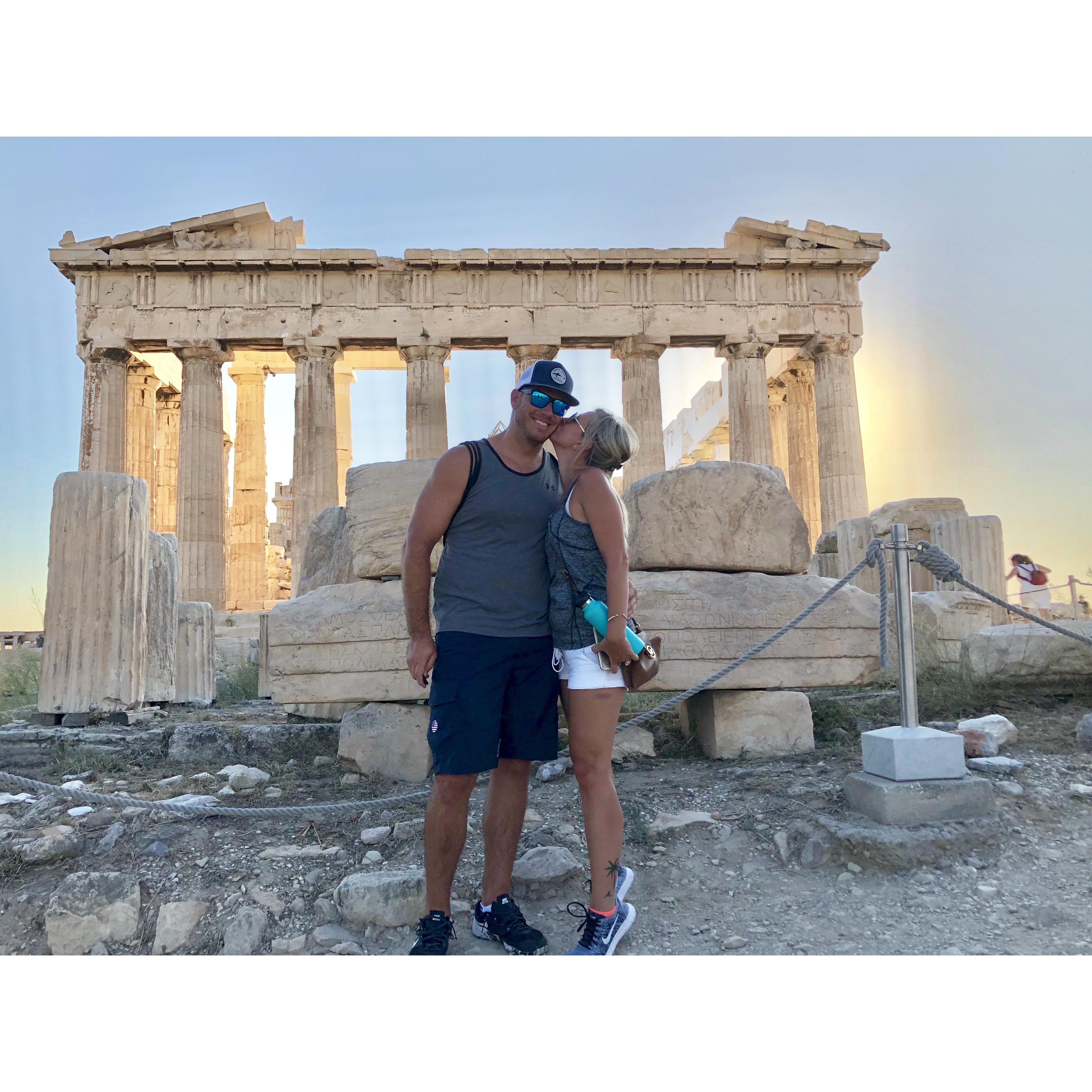 At the Acropolis