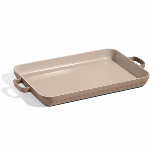Our Place Oven Pan - Versatile Nonstick Ceramic Sheet Pan & Stovetop Griddle | Toxin-Free, Dual-Use, with Ergonomic Handles | 5 Qt Capacity, Oven Safe up to 450°F | Steam