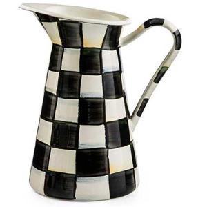 Mackenzie Childs Courtly Check Medium Practical Pitcher