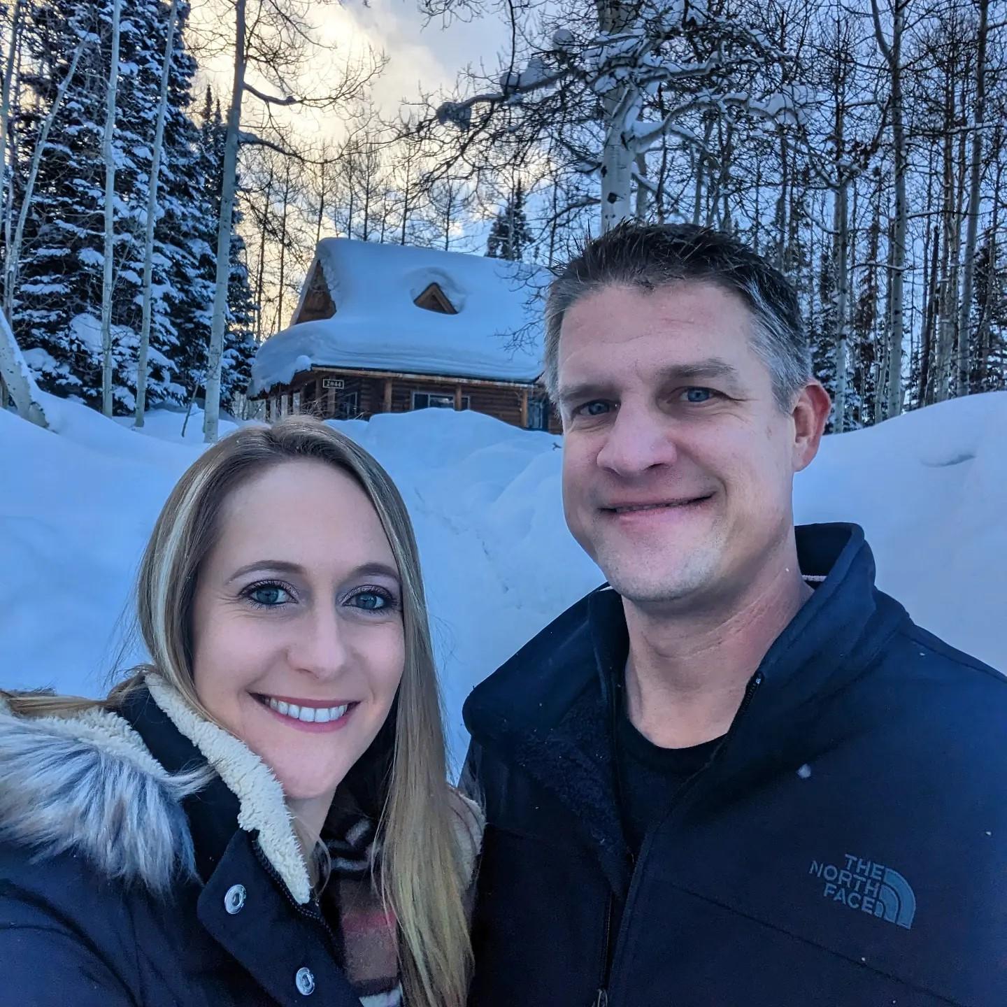 One of several visits to the Klemp Cabin in Utah