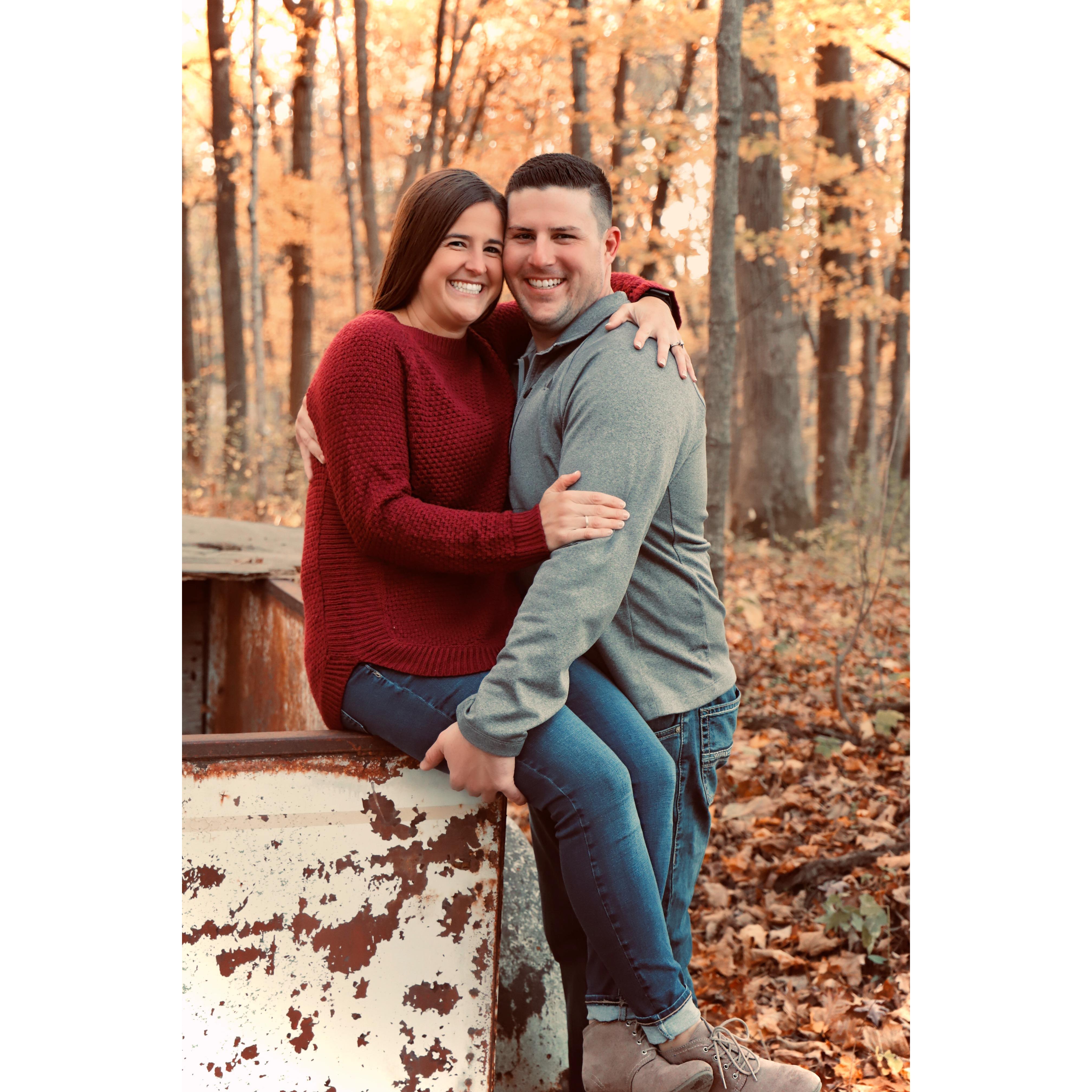Engagement picture taken by Taylor Dolan Photography