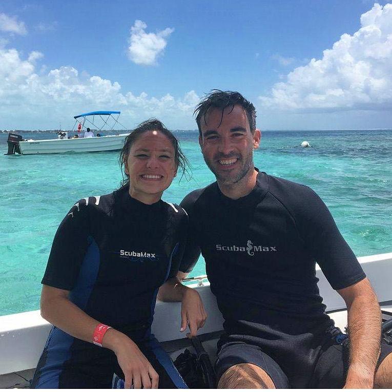 Lobster hunting in Belize