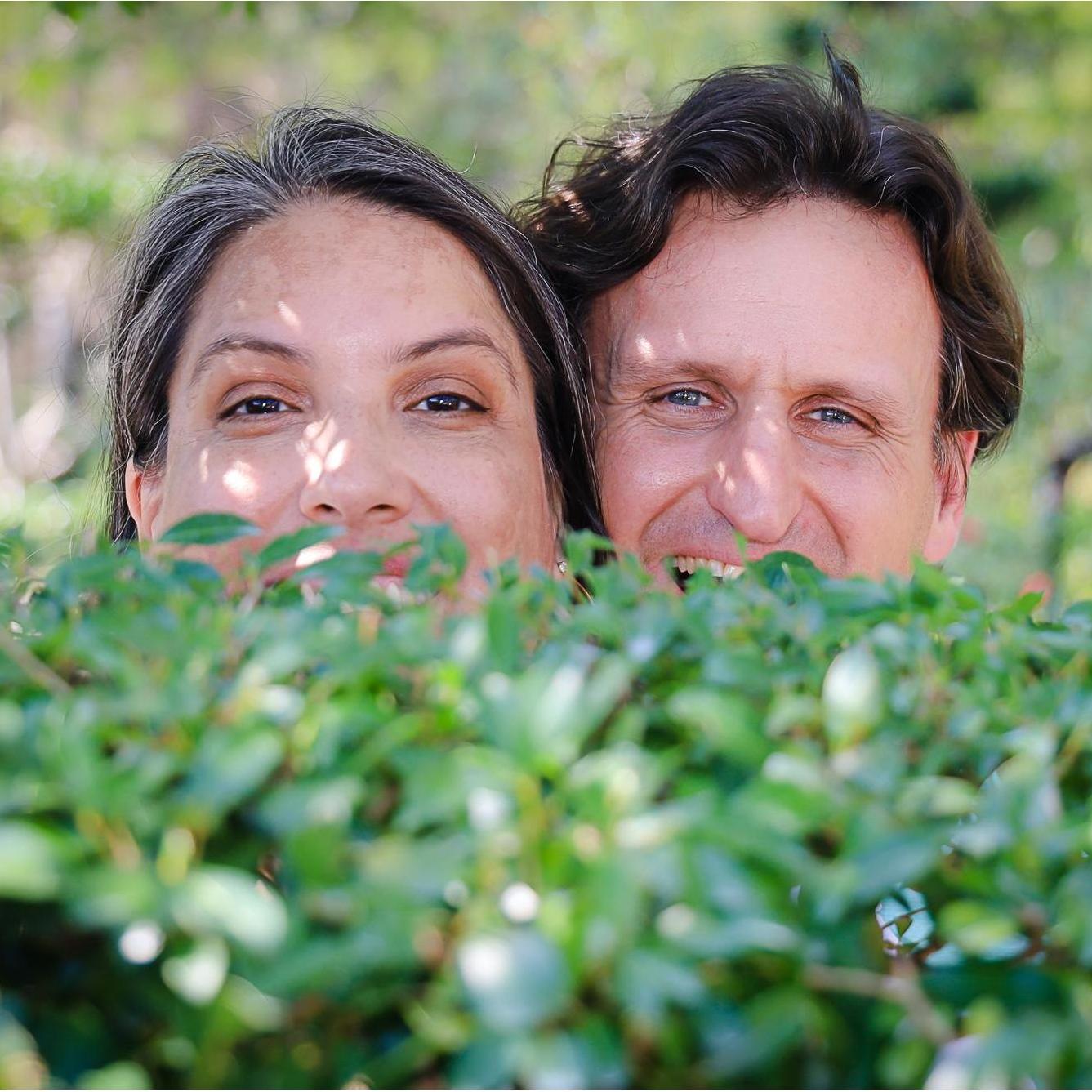 Peek-a-boo!  We love you!  Hope to see you at our wedding!
