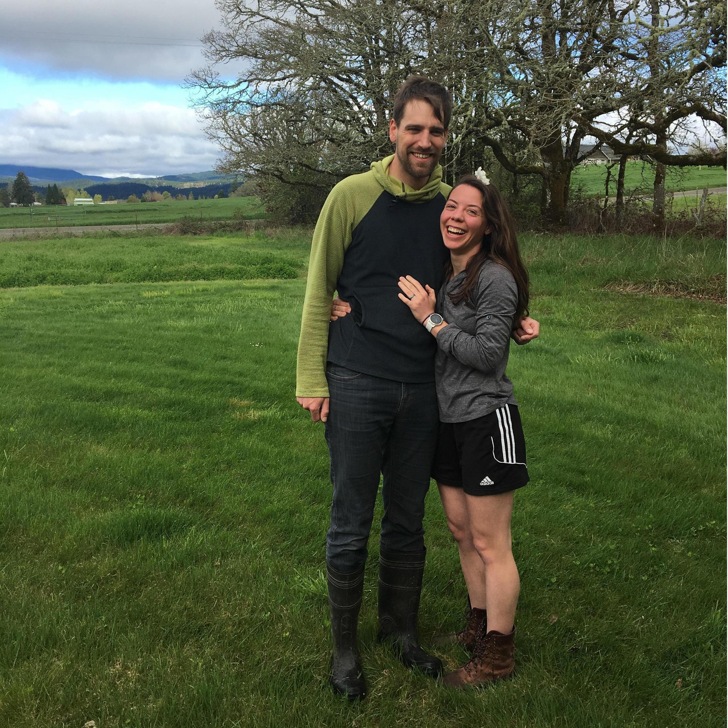 Immediately after the proposal. Observe the fevered look in Ryan's eye.
