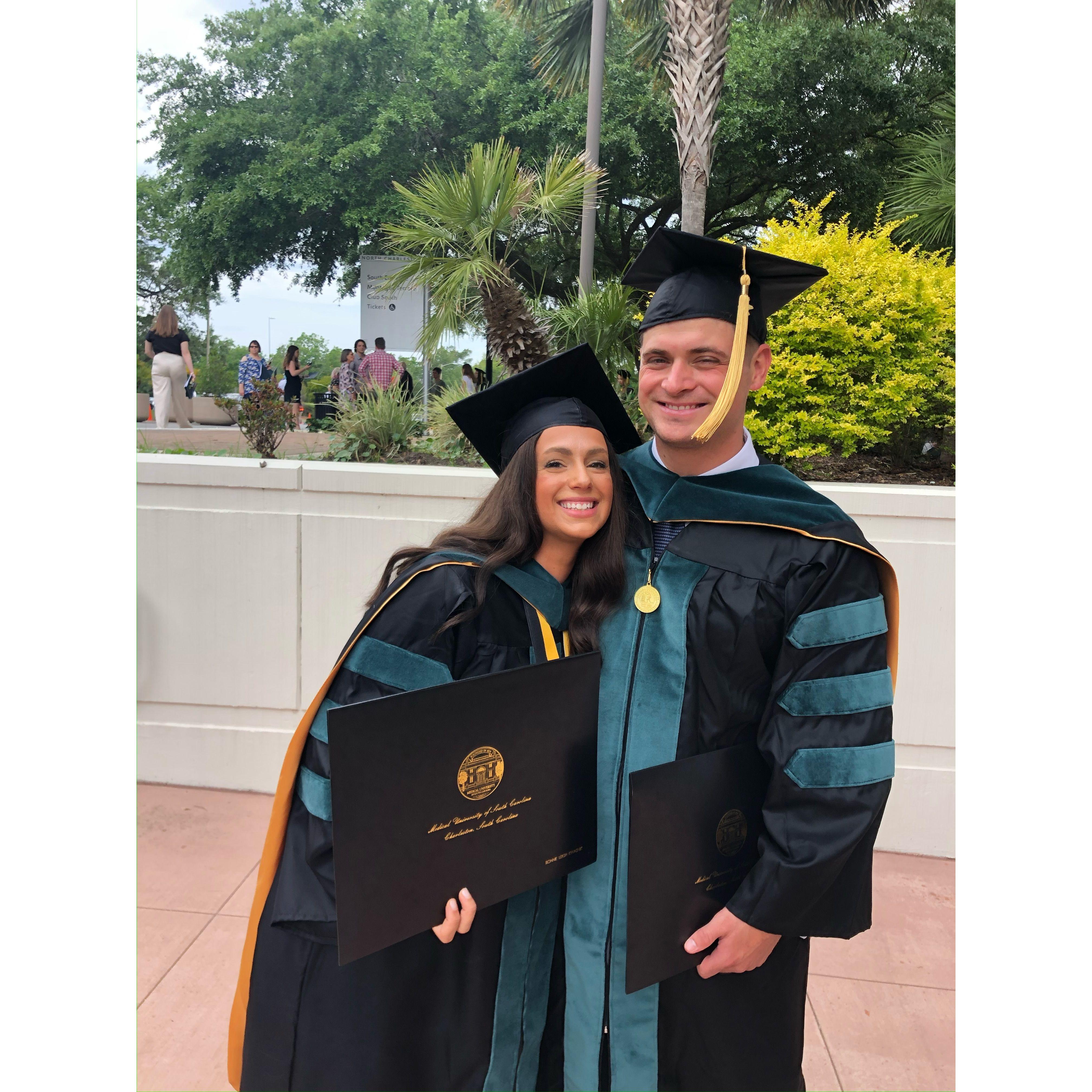 Graduating together with our doctorates of physical therapy was pretty awesome!