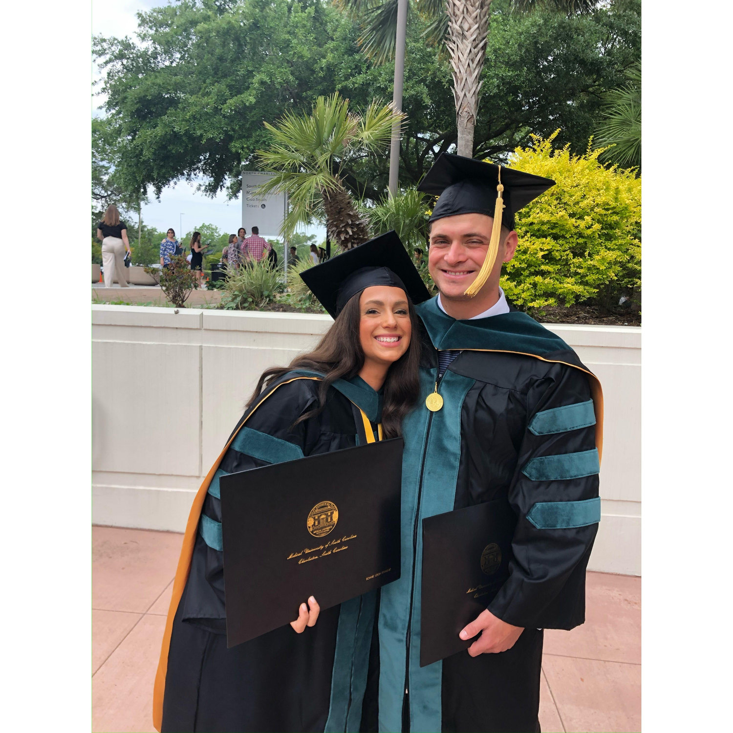 Graduating together with our doctorates of physical therapy was pretty awesome!