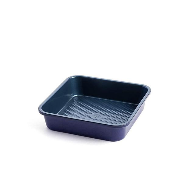 Blue Diamond Cookware Bakeware Premium Nonstick, Square Cake Pan, 8"