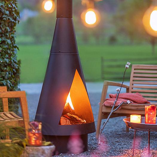 Angled Obelisk Chiminea