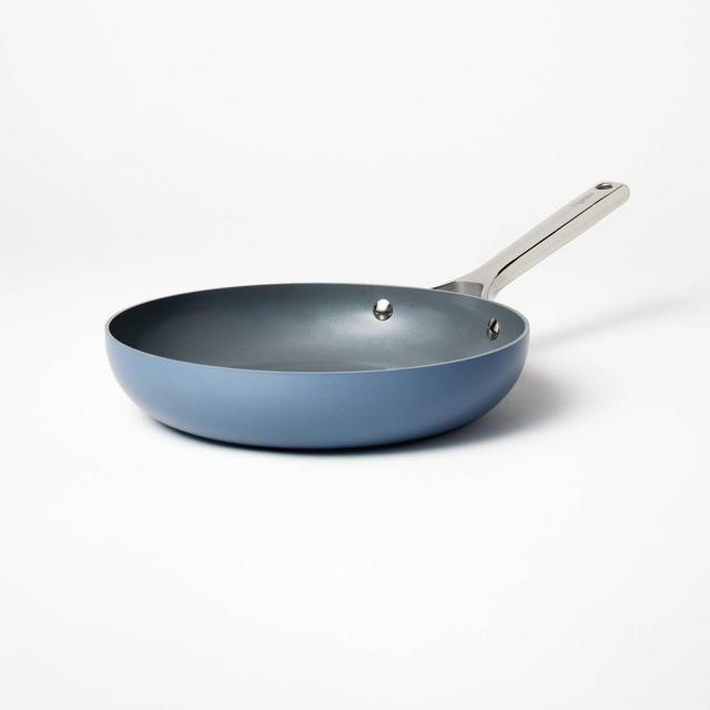 10" Nonstick Ceramic Coated Aluminum Frypan Blue - Figmint™