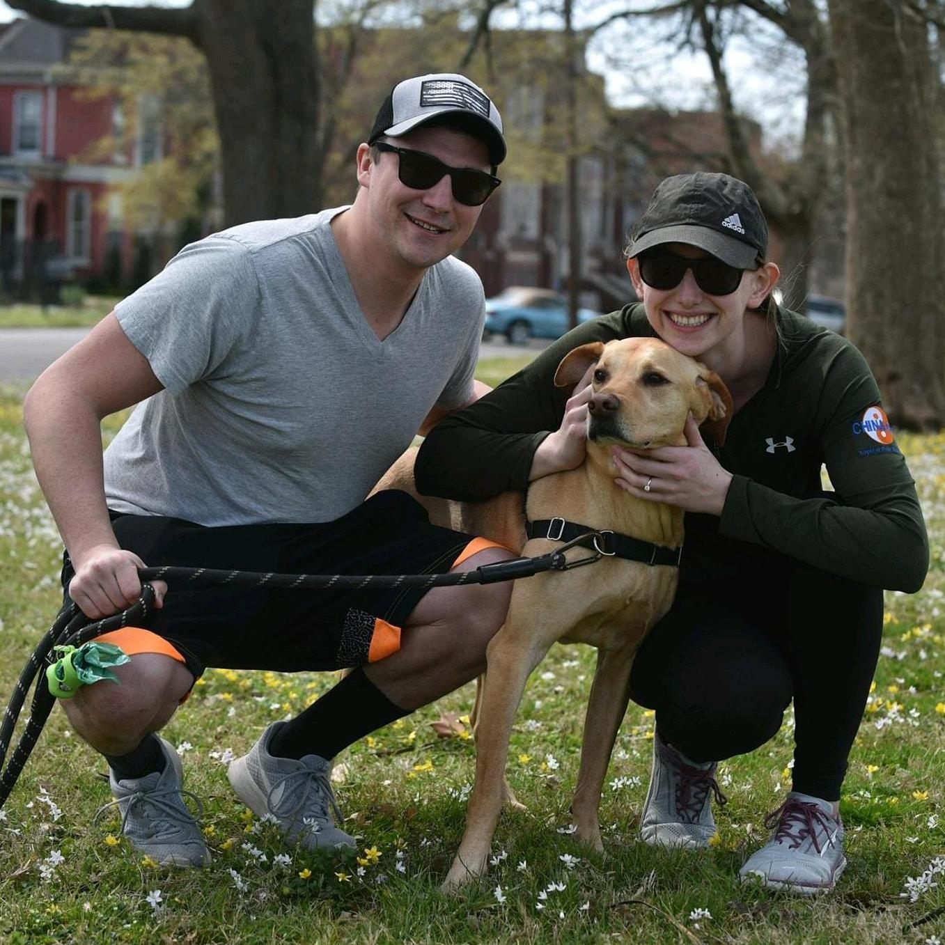Engagement day with our first dog - Peeto! Peeto passed away a few months later so having him in the pictures was very special.