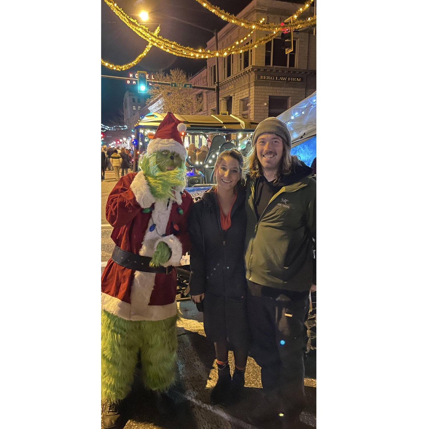 Bozeman Christmas Stroll (we knew we were pregnant w/ Amelia)