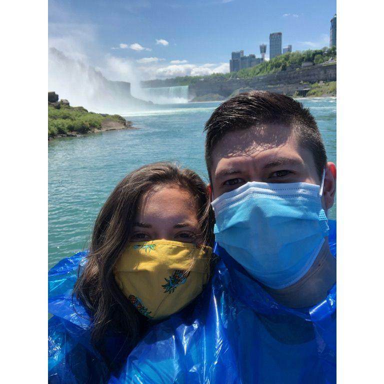 Isaac loves to joke about pulling a Jim and Pam on the Maid of the Mist