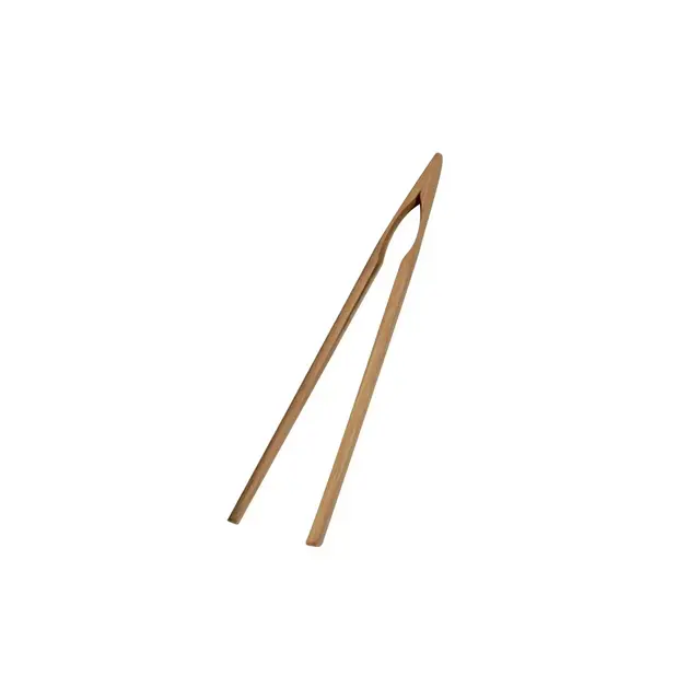 Joyce Chen Burnished Bamboo Toaster Tongs, 6.5 Inch