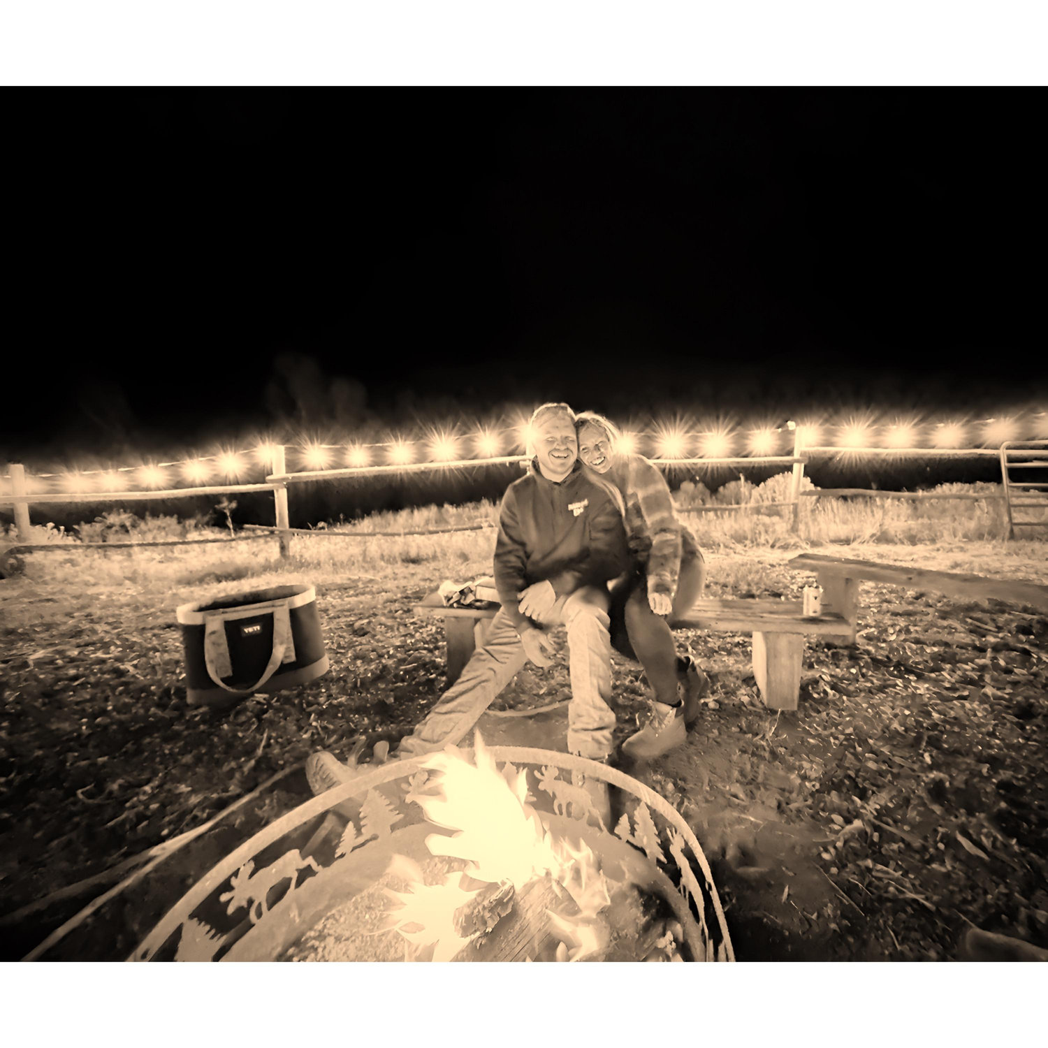 Embracing our passion for fire and warmth together!