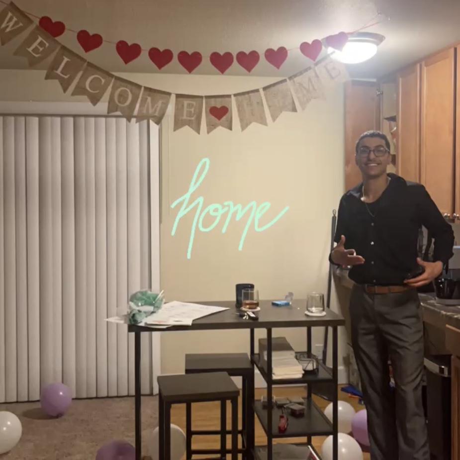 First time coming home!