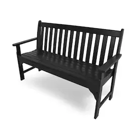Style Selections Black Wood Rocking Chair(s) with Slat Seat