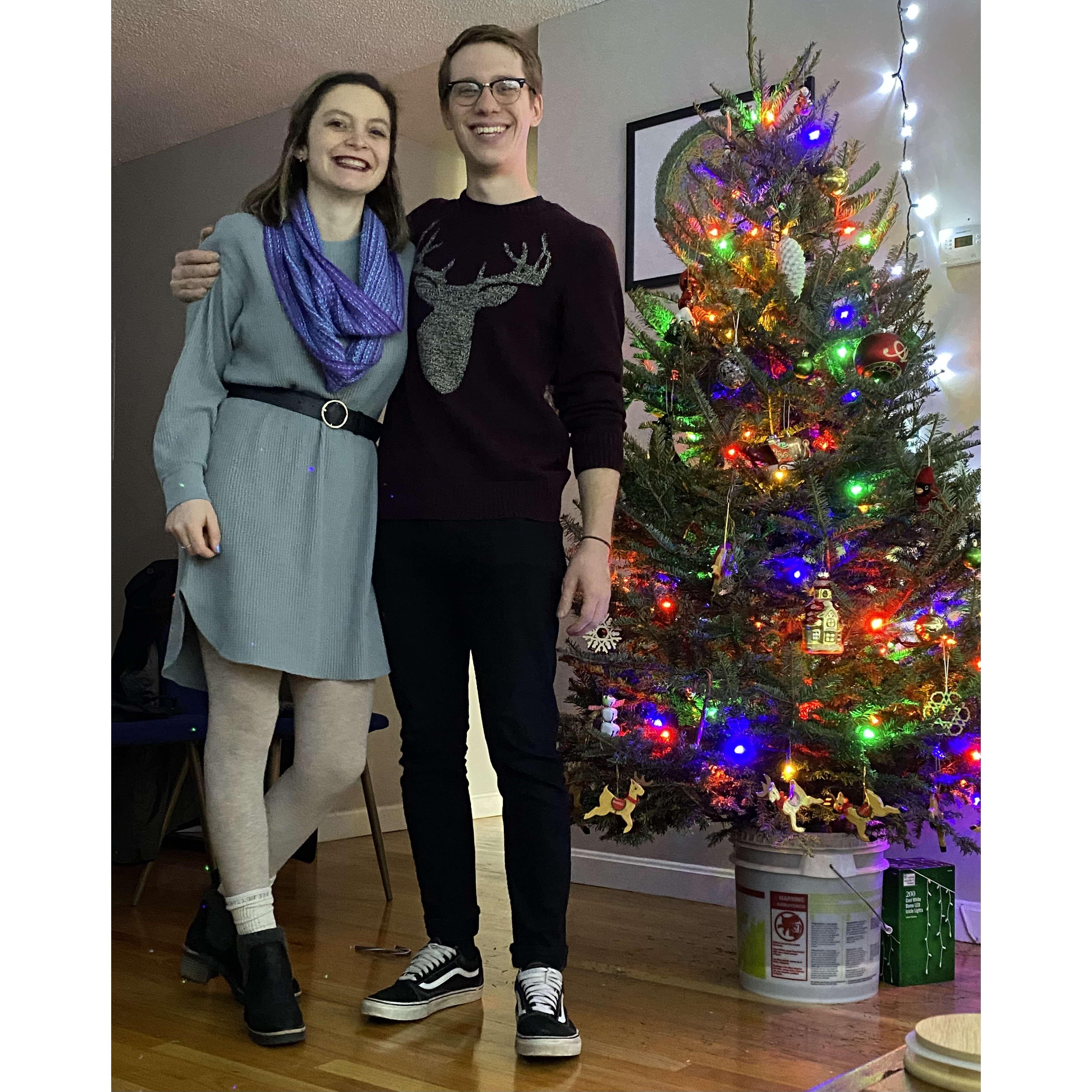 First Christmas in our first apartment