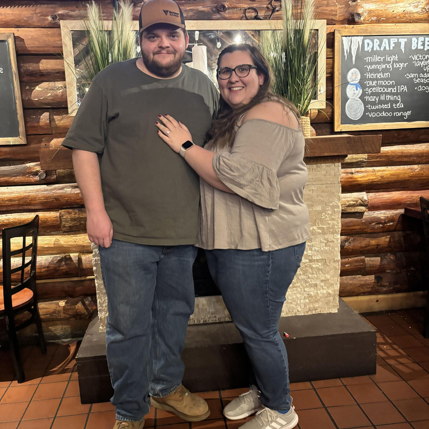 Engagement dinner with the family!