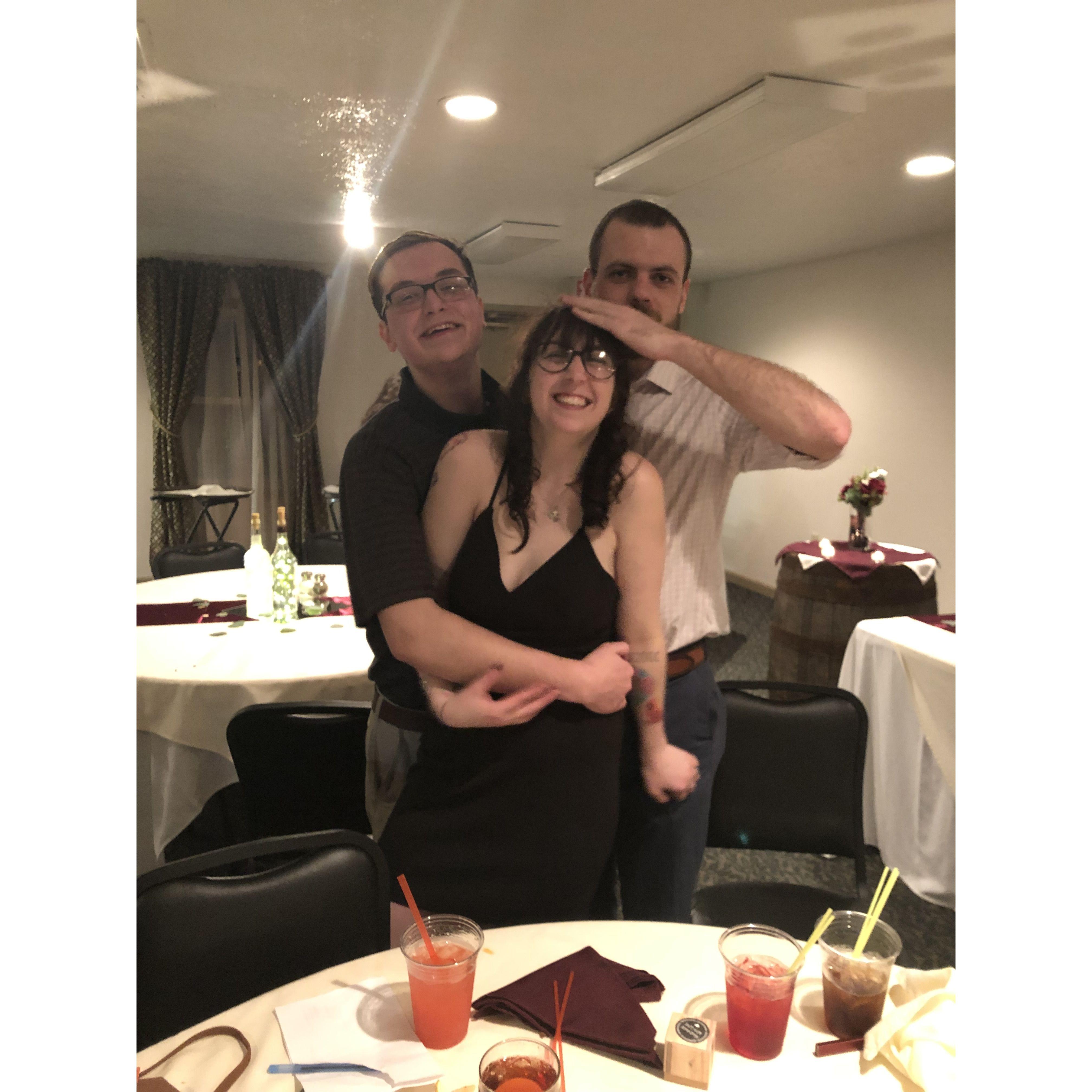 The first wedding we went to together! funny enough, I was not his first choice of date