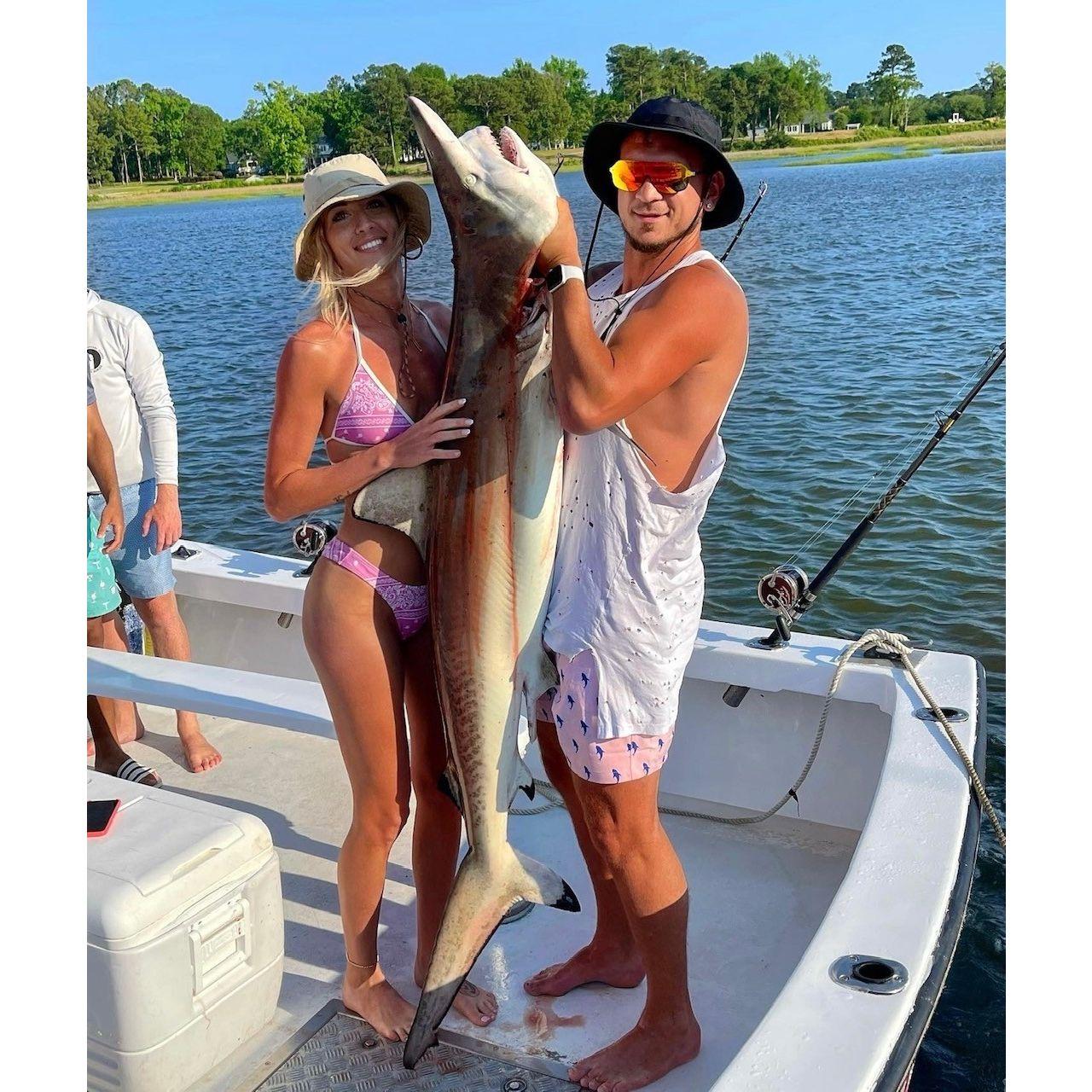 Off-shore fishing for Robby's 28th birthday
