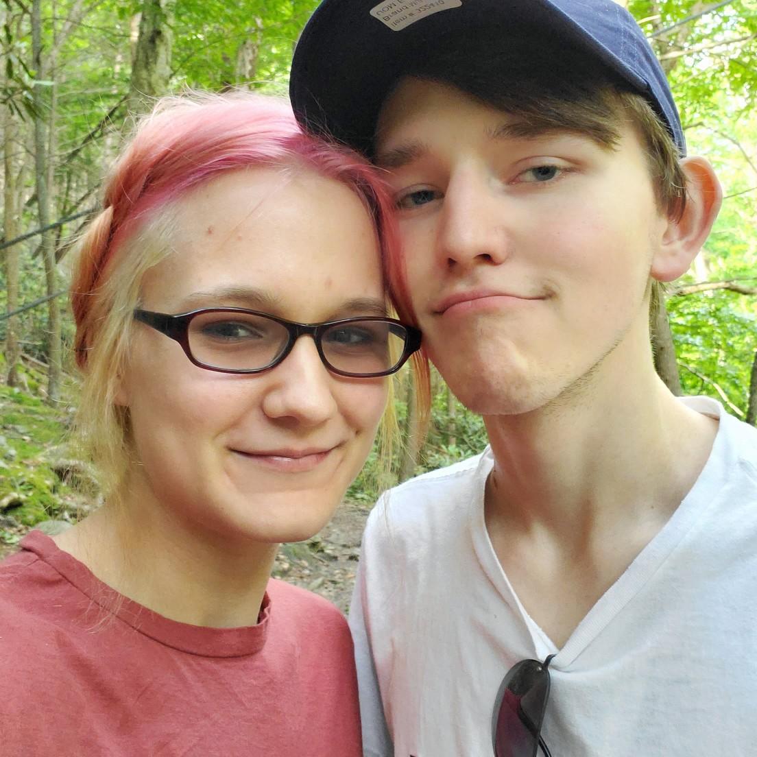 That time I dragged him out on a hike. June 2019