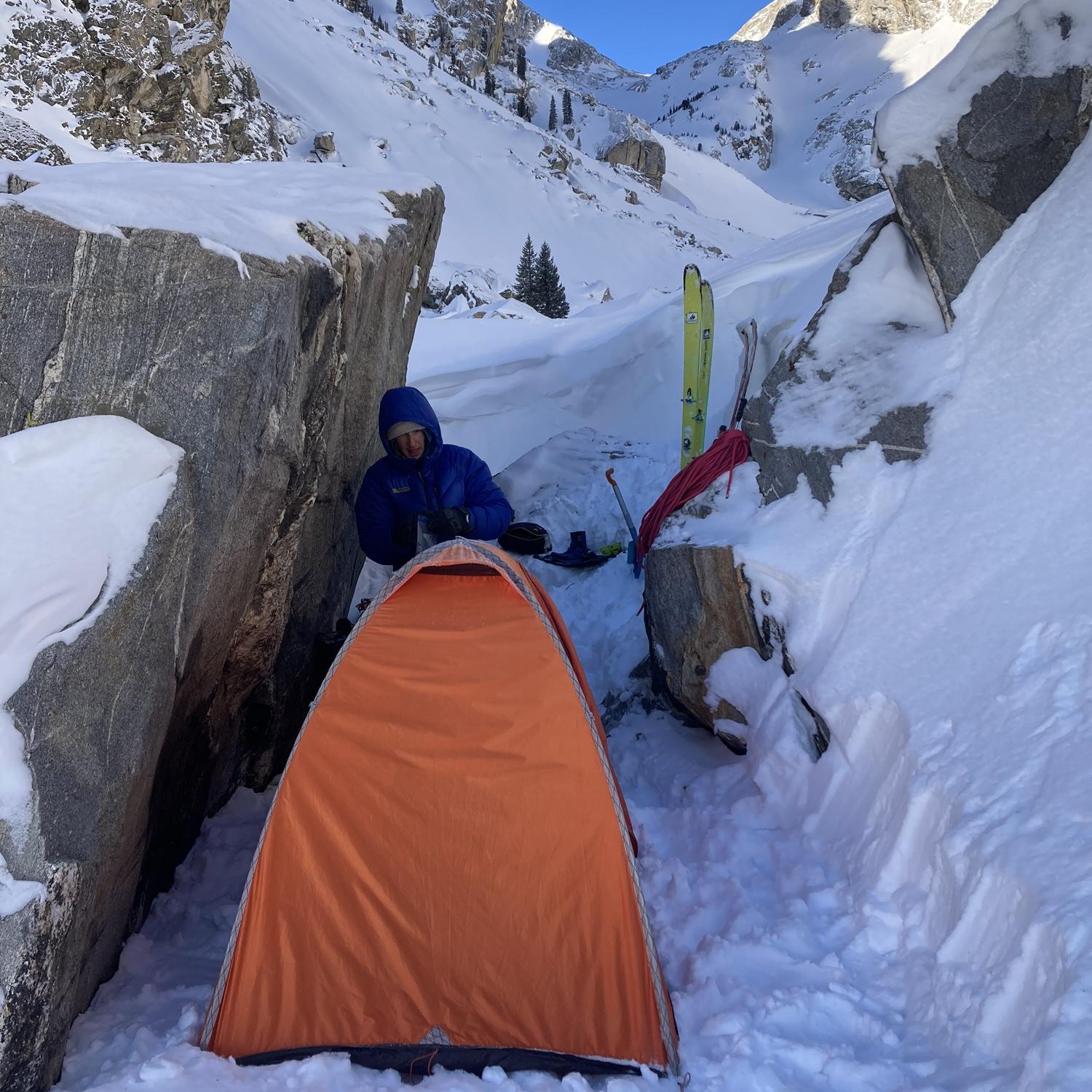 top secret winter bivy
undisclosed place and time