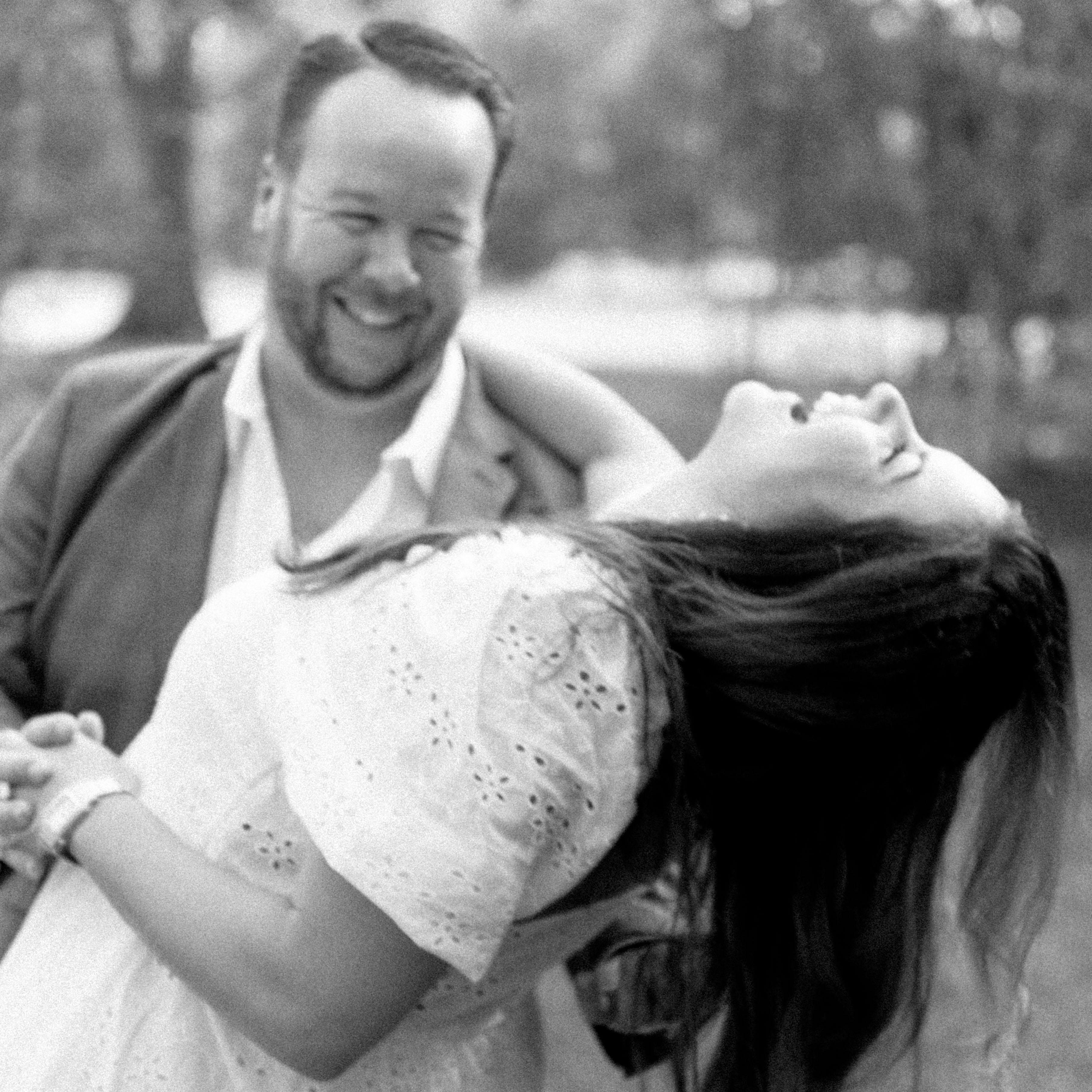We just love to dance randomly in parks...