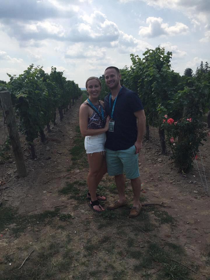Our first big trip together to Niagara Falls and many wineries