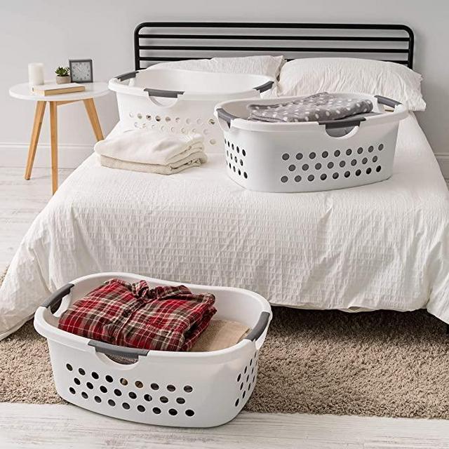 Comfort carry laundry baskets- 3 pack