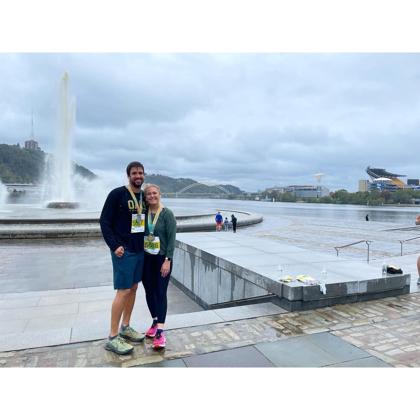First Race together, the Great Race 10k