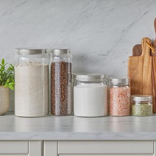 5-Piece Glass Canister Set