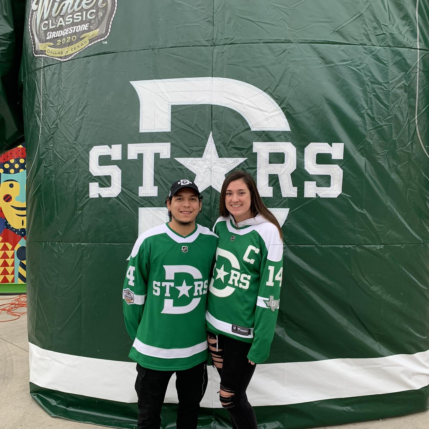 Stars Winter Classic game!