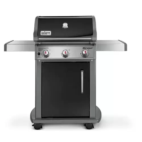 Weber Spirit E-310 Black Porcelain Enamel 3-Burner Liquid Propane Gas Grill