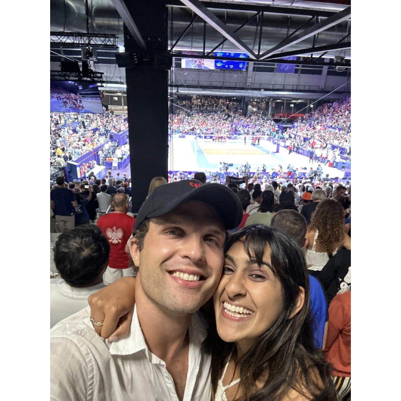 At the Olympics in Paris!