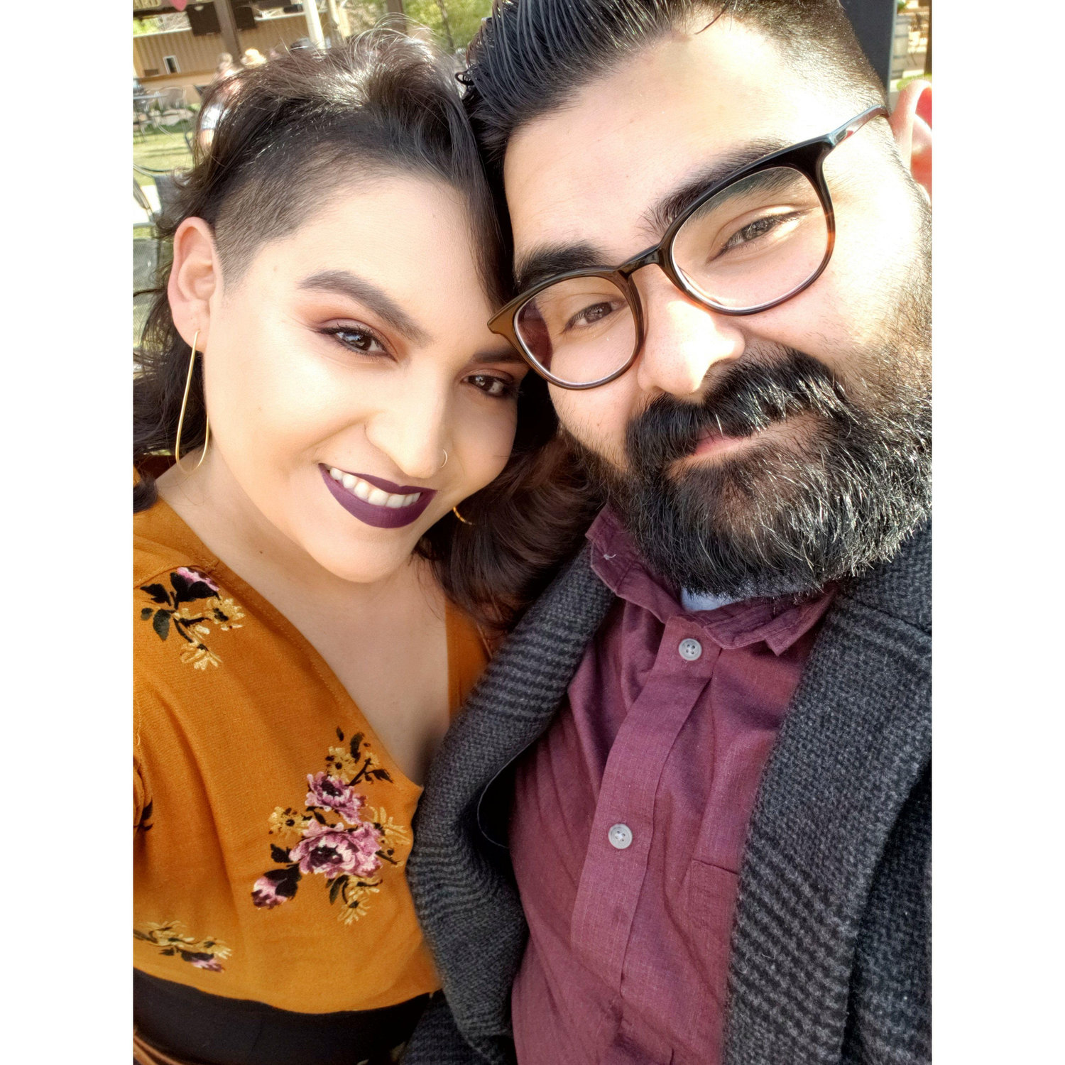 The last photo we took together before the pandemic would really test our relationship. February 2020