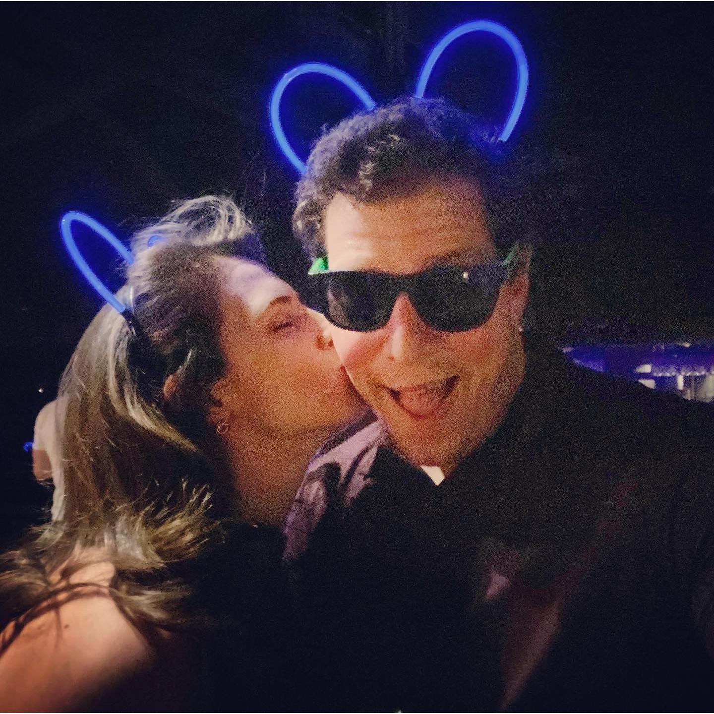 Matching glow-in-the-dark head bands to see Dead Mau5 perform at The Anthem, a great new(ish) DC music venue.