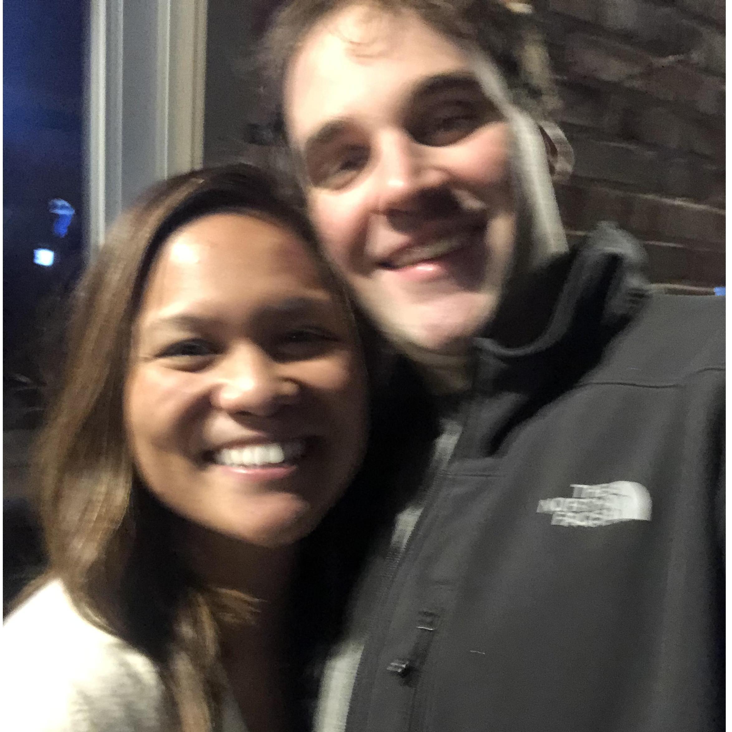 NOVEMBER 2019 - Kansas City, MO
Was it even a successful first date if you didn’t snap a selfie together at the end? Special s/o to Janessa’s friends Rachenda and Jordan who encouraged her to do this!