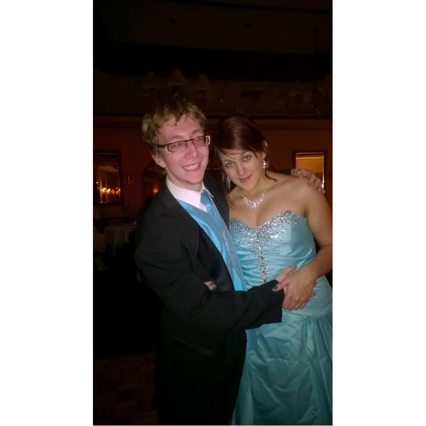Awkward teenagers going to his senior prom in 2014